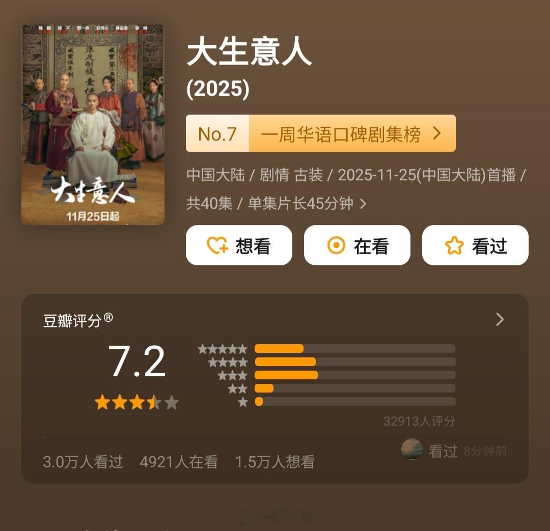 电视剧大赏 不得不说近期电视剧质量真的大涨，教主向大家安利央视八套播出的两部好剧