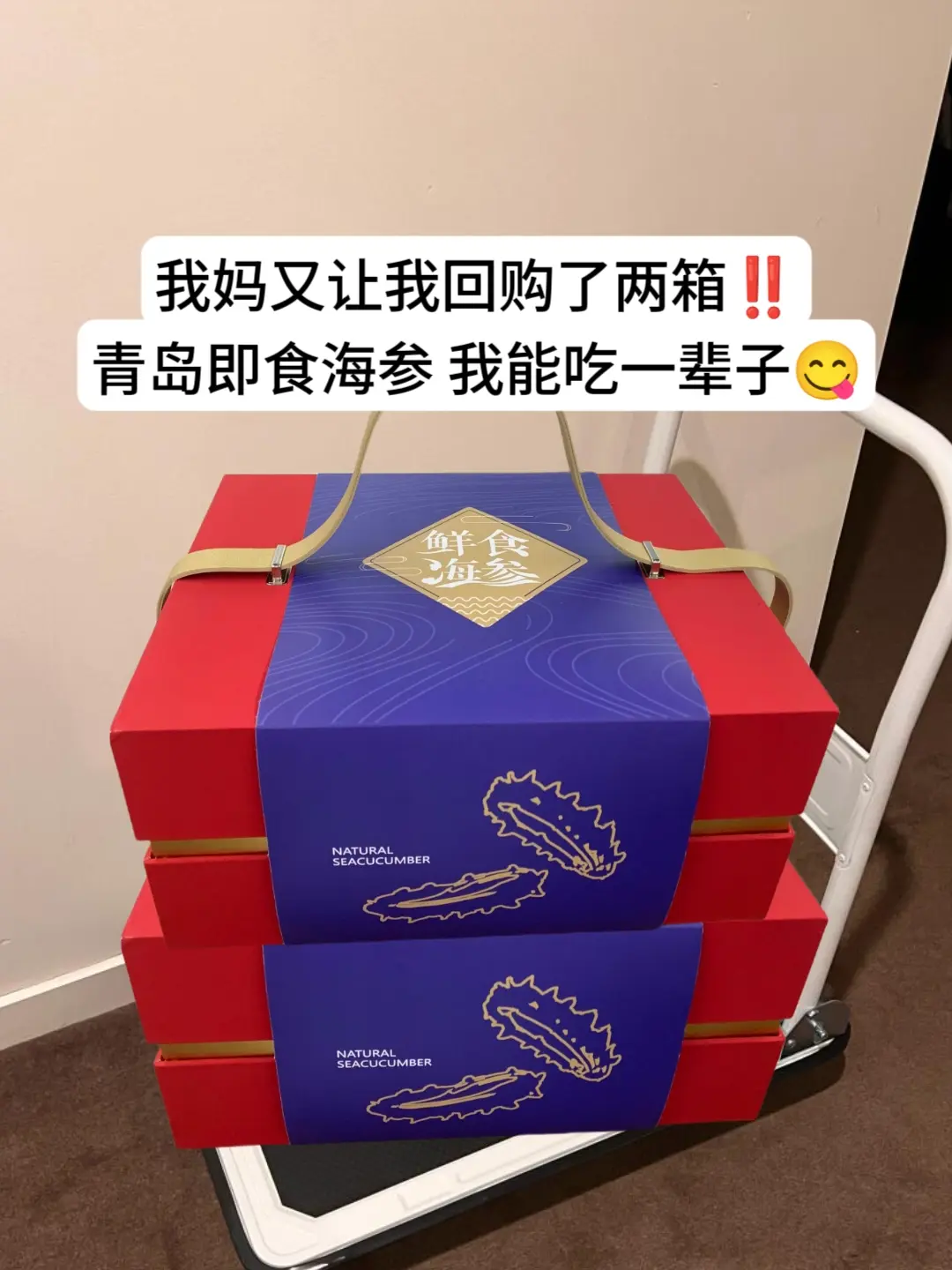 青岛营养即食海参，每盒都有两只试吃，超划算！顺丰包邮，冷链到家，鲜活加...