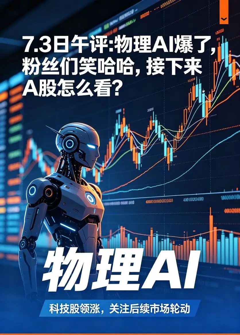 7.3日午评:物理AI爆了,粉丝们笑哈哈，接下来A股怎么看？今天A股恢复反弹，特