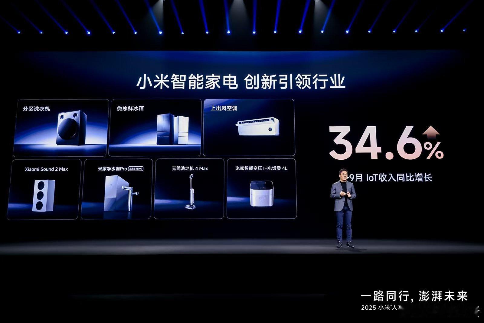卢伟冰称小米用户规模超7.4亿光看这个数字就觉得很震撼，你看现在，人车家全生态它