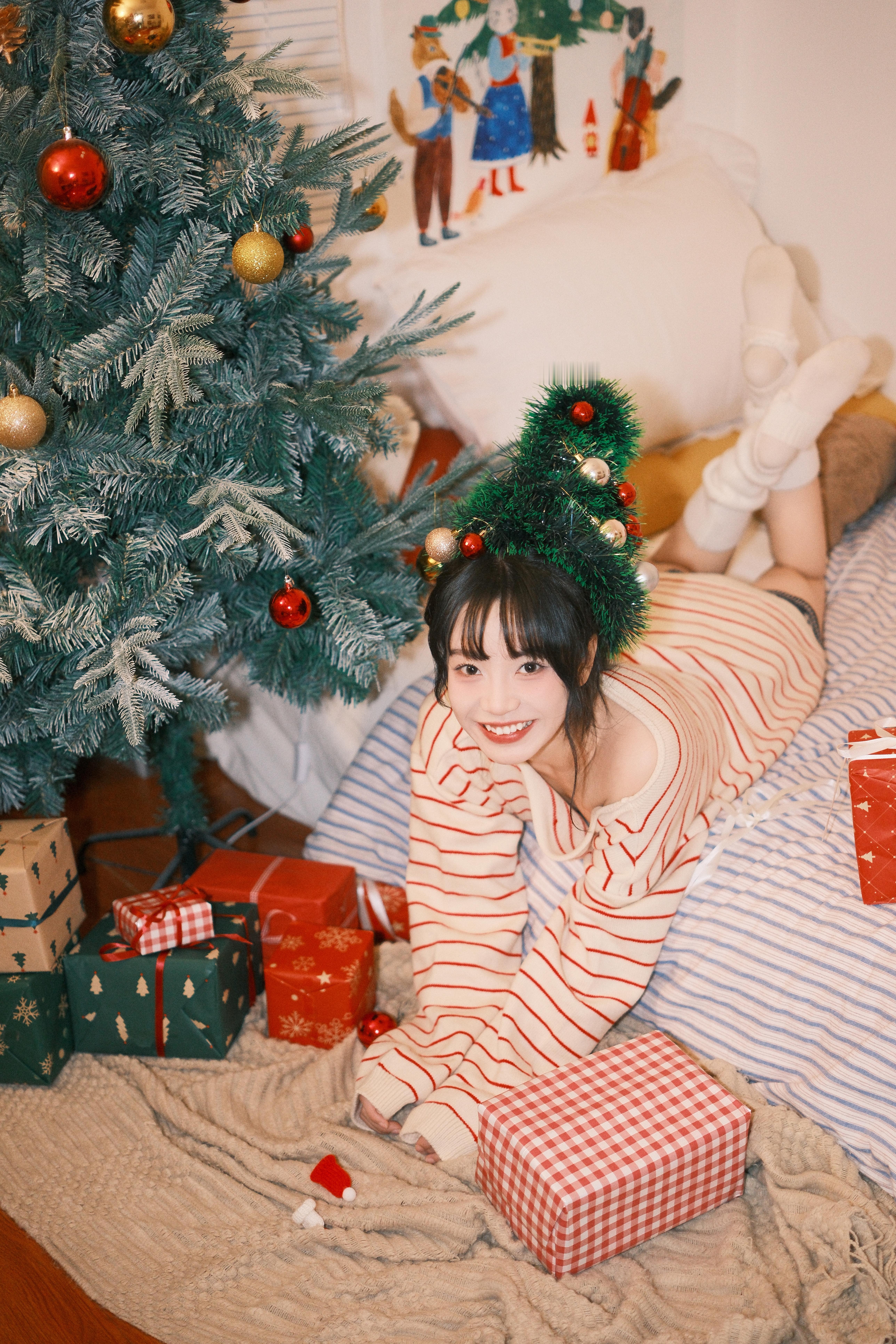 今天cos圣诞树🎄 