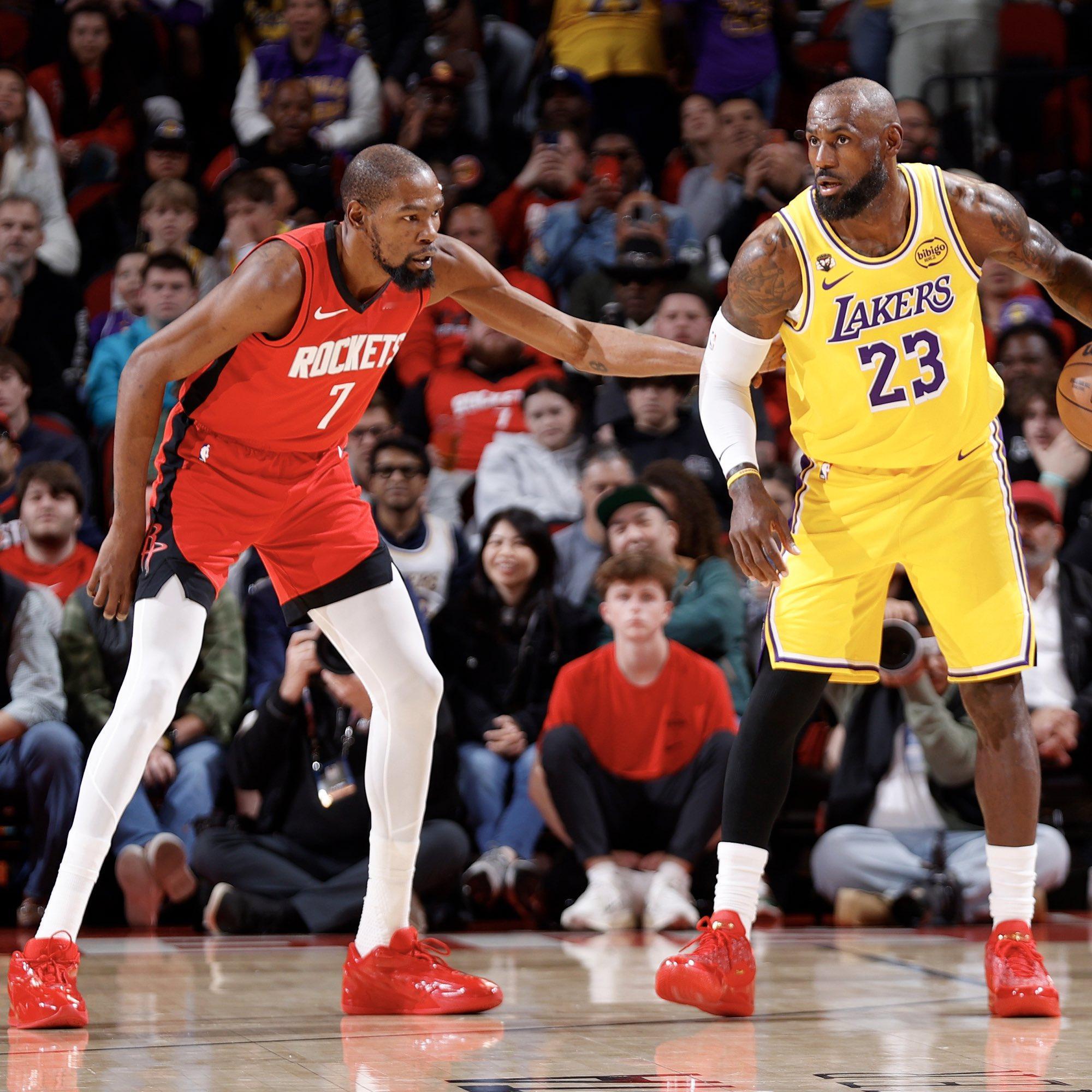 湖人vs火箭 湖人战胜火箭湖人关键时刻没对手东契奇36分 湖人关键时刻发力灭火箭