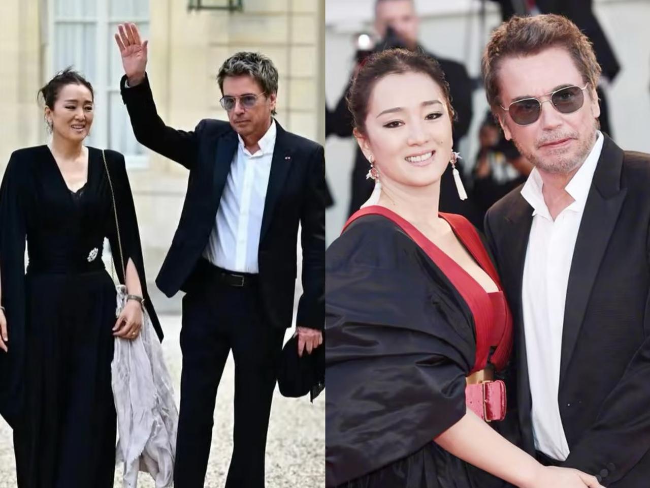 马克龙访华这阵仗，
真是让人挪不开眼。
80多人的代表团里，就有

巩俐和她法国