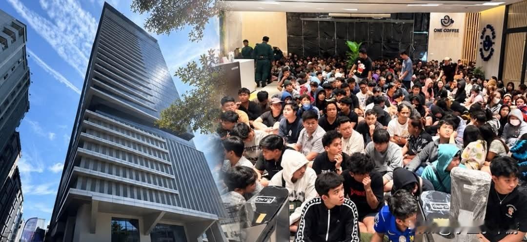 10月4日柬埔寨警方大举突袭位于泰柬边境波贝市（Poipet）的一栋30层高玻璃