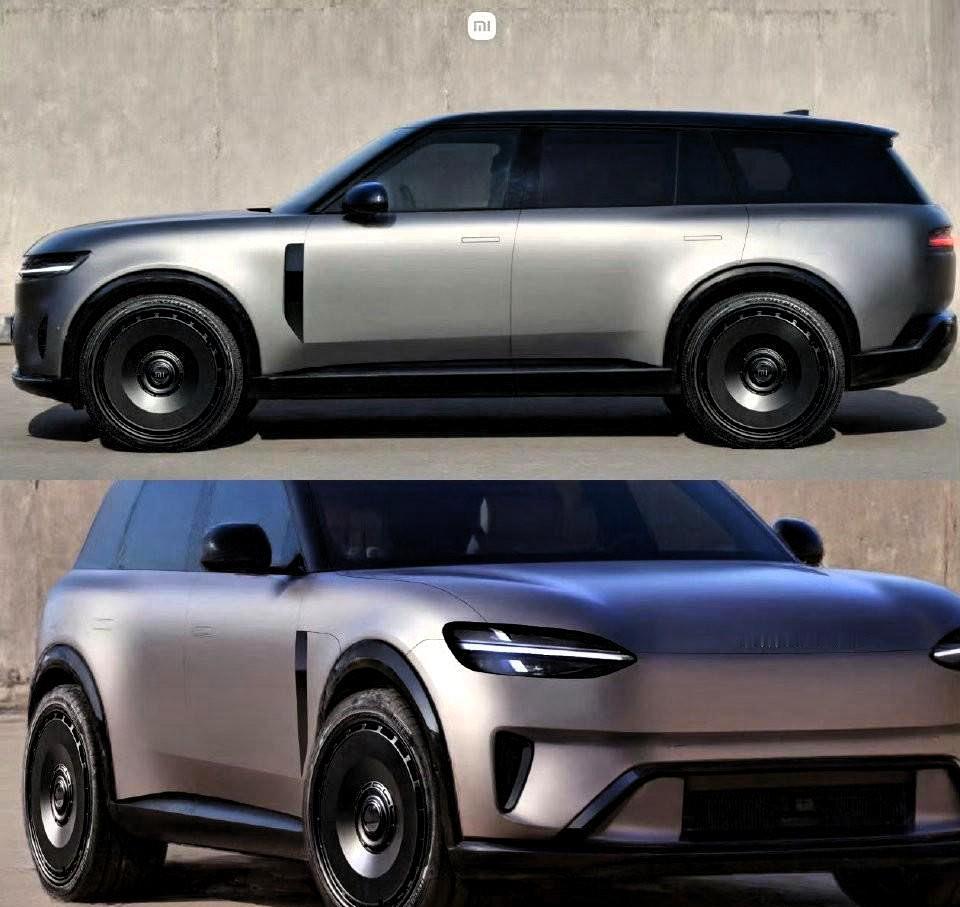 这次抄揽胜？网传小米大型SUV YU9的猜想图，看这侧面，这不就是揽胜吗？法拉利