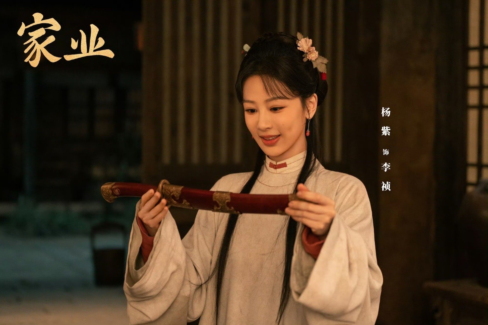 杨紫家业 杨紫李祯 宝贝，最近我牙齿痛，因为常常晚上想你，那感觉太甜蜜了，会蛀牙