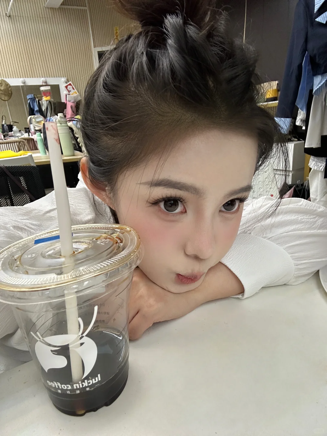 我长头发啦！终于不是秃头美眉啦！