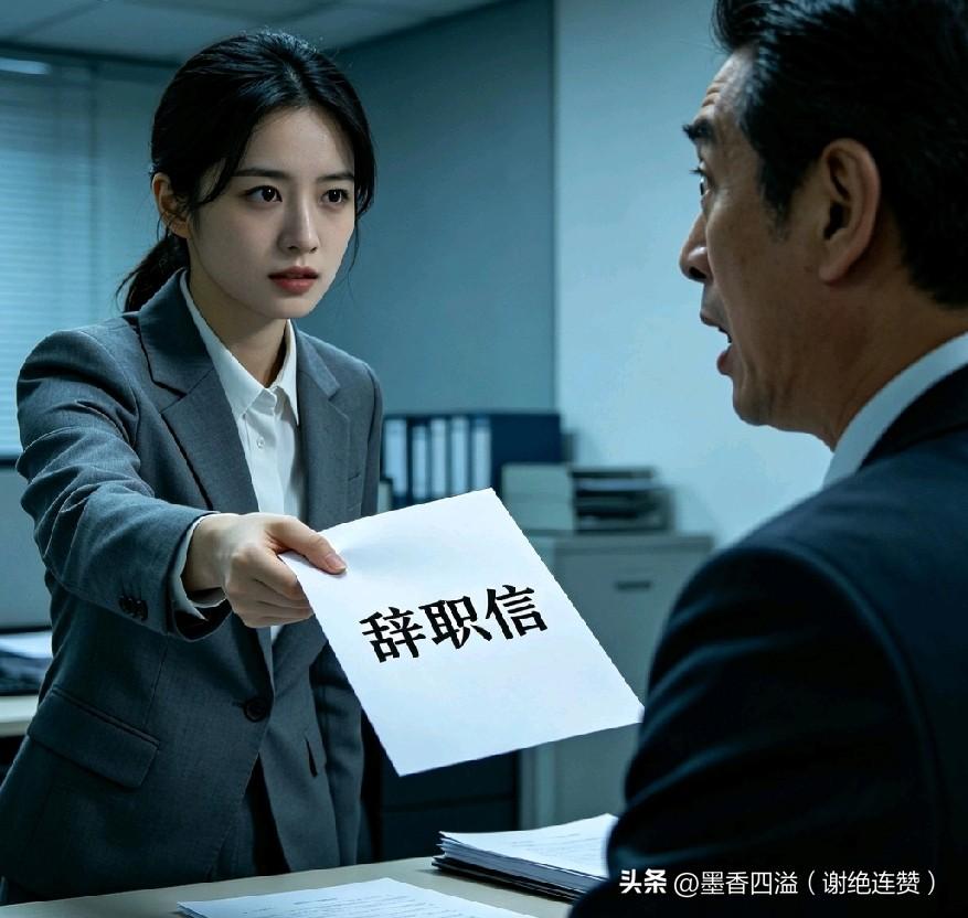 月薪3千却天天被骂“没出息”。辞职信一交，老板愣了。他说了一句话，我笑着哭了。