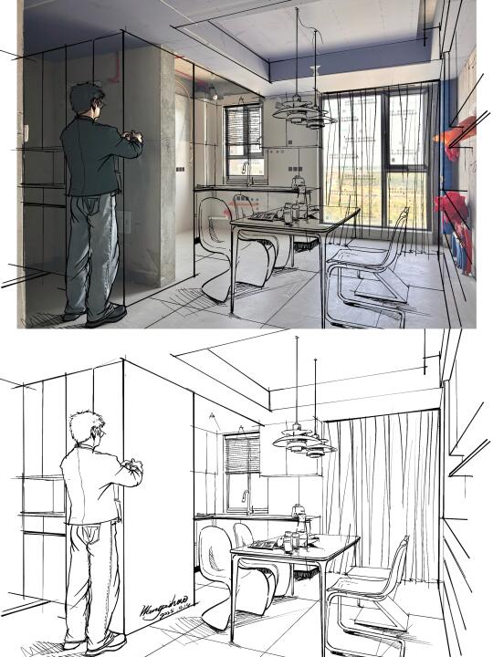 我把家🏠画成了想象的样子