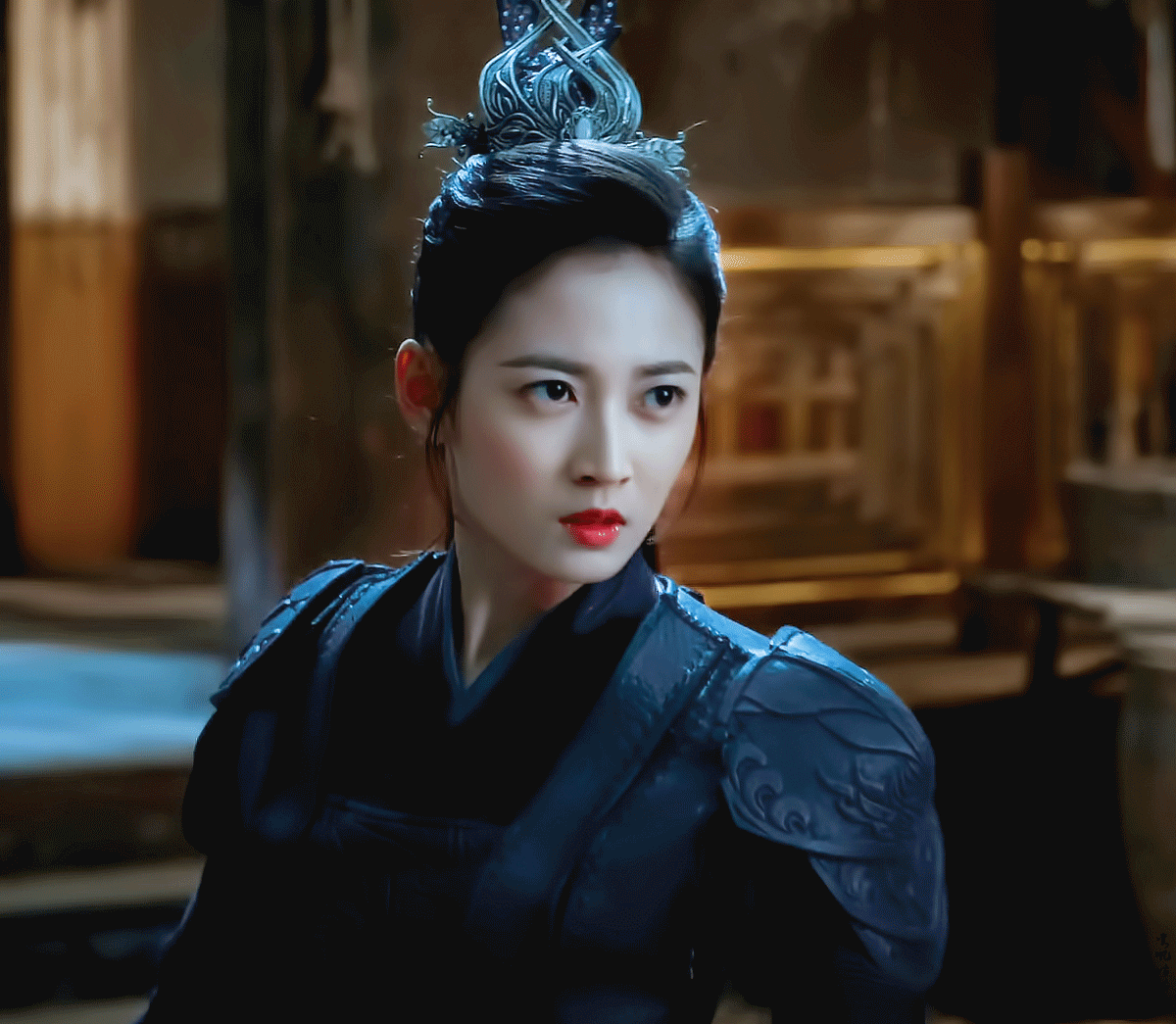 陈钰琪 《香蜜沉沉烬如霜》鎏英女将军 盔甲 ​​​