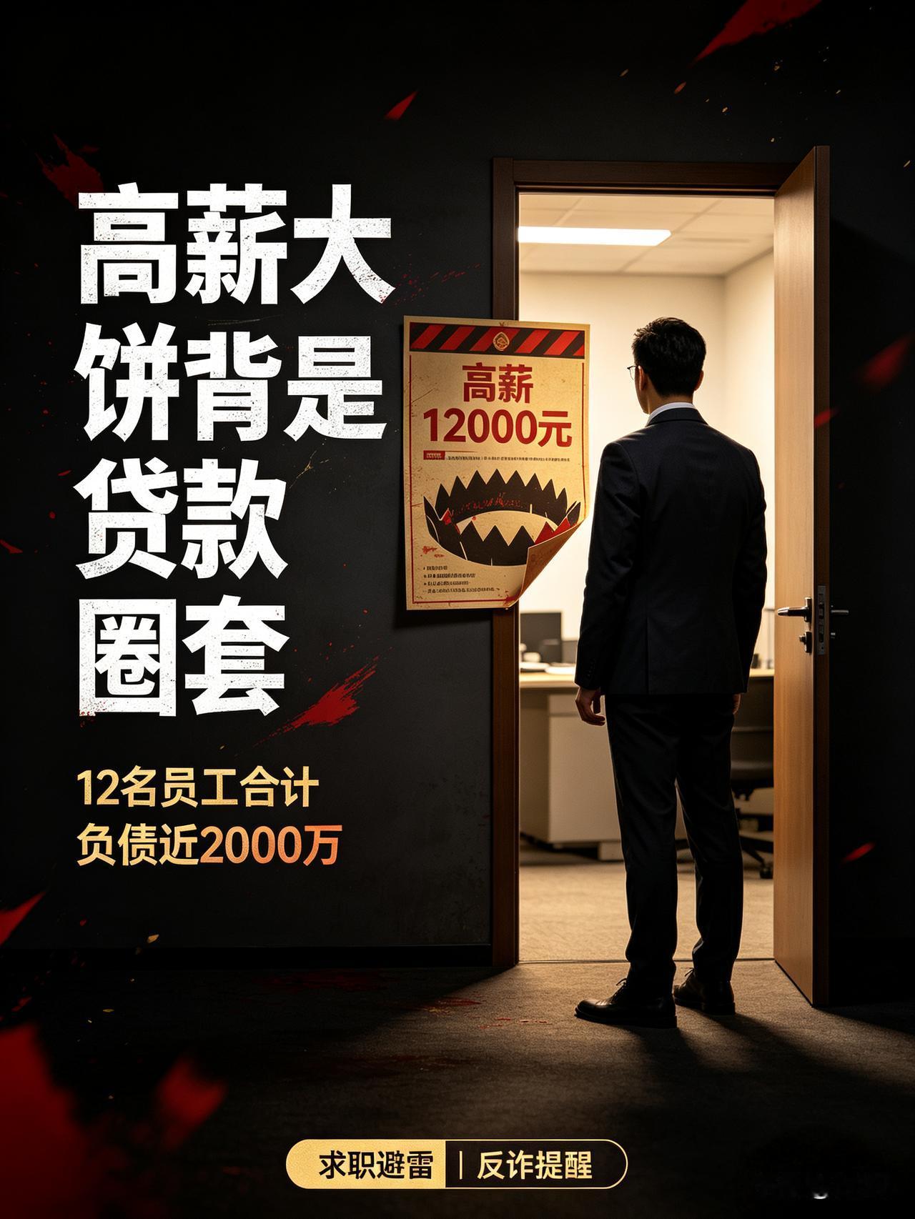 找工作一定要擦亮双眼！一场求职，12人背上千万负债

好好找份工作，养家糊口，谁