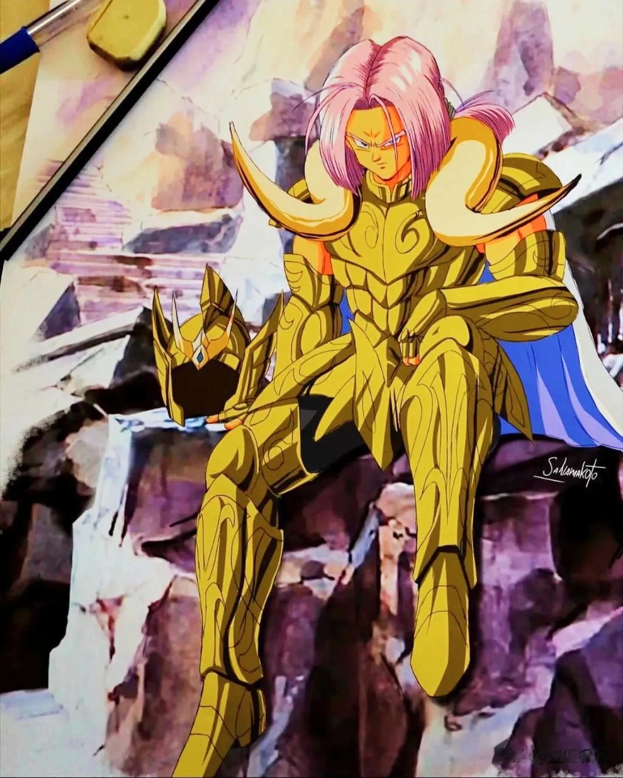 《七龙珠》版的黄金圣斗士，是不是还有模有样的……有没有人能认识这些人物都是谁？