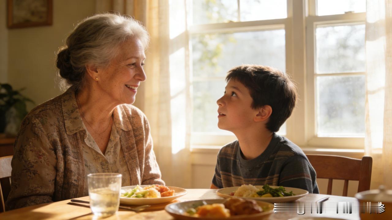 从一个问题，看见孩子成长的光
 
午饭时，孙子突然仰着小脸问我：“奶奶，为什么大