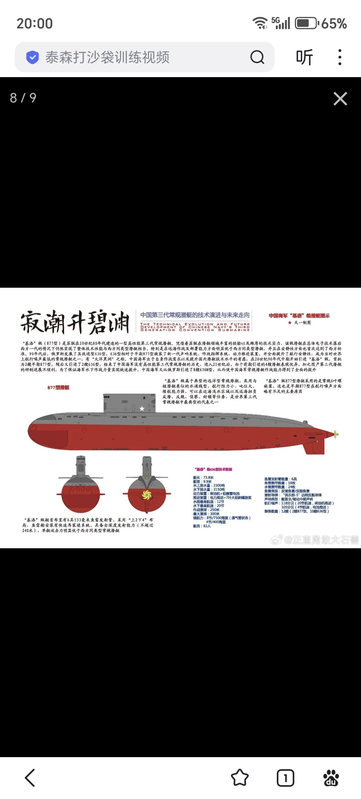 039系列常规潜艇的演进和未来预测
图源：《舰载武器》2026年第二期和即将出版