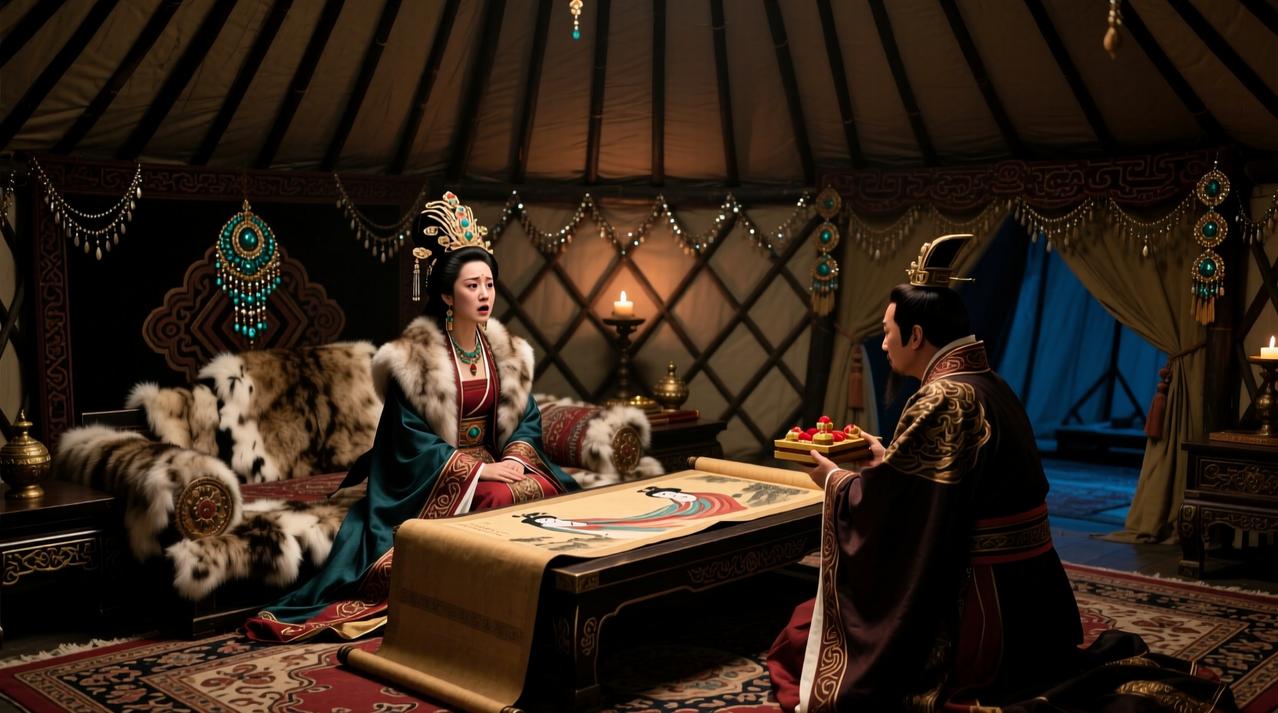 【刘邦差点亡国！一幅美人图竟救了大汉江山】

公元前200年，匈奴40万大军压境