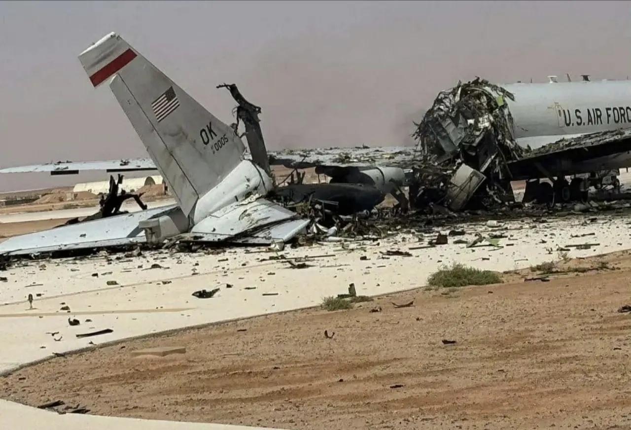 解气，美军E-3G大型预警机被摧毁。

据网上消息，美国空军E-3G大型预警机被