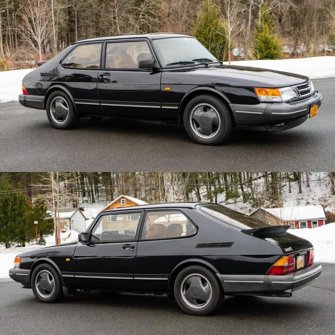 1993年的 Saab 900 Turbo 掀背车，处在品牌最具个性与工程执念的
