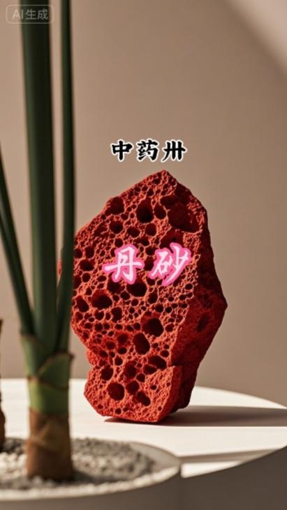 中（草）药卅……【丹砂：古今传承的“金粉”之谜】

丹砂，又称朱砂，是中药材中的