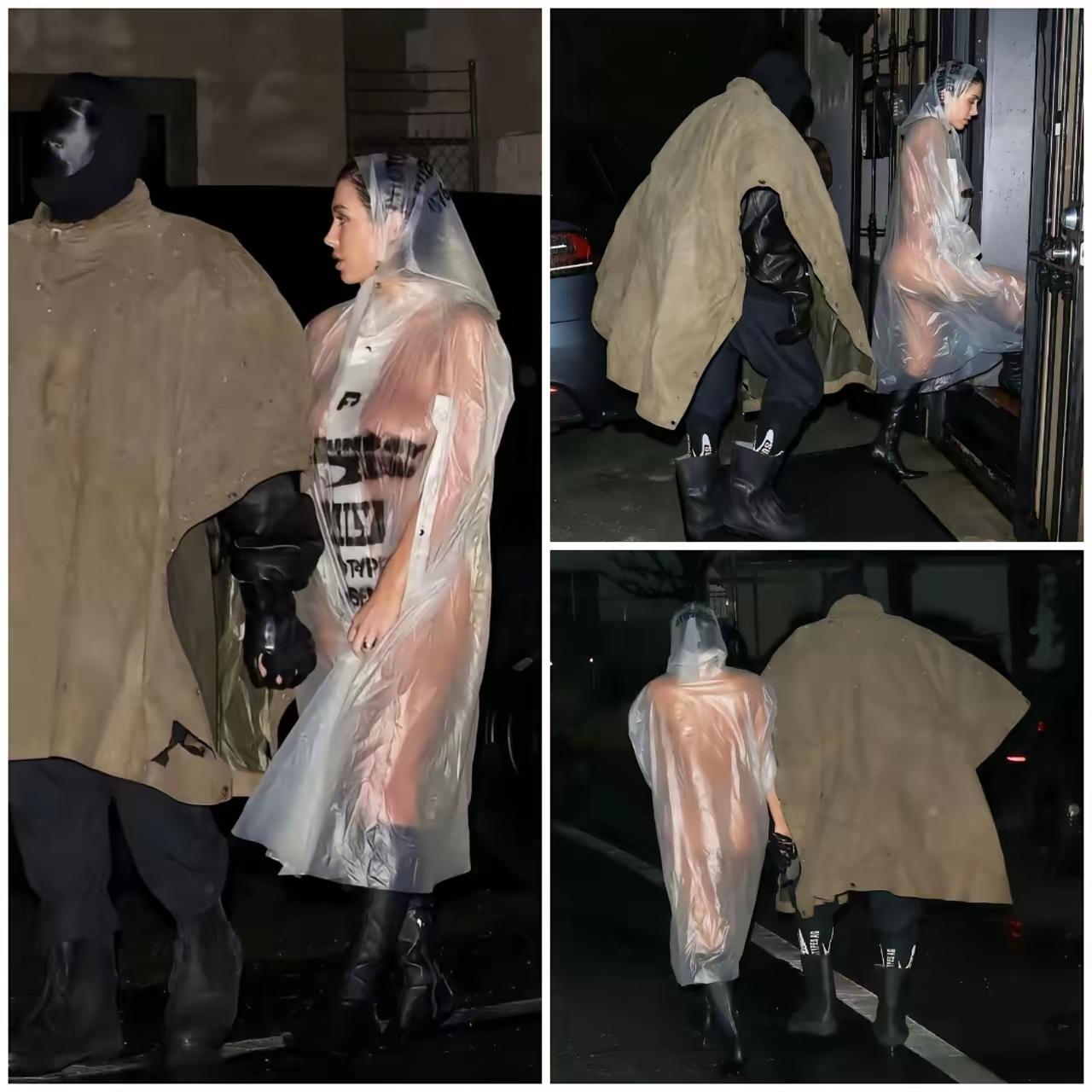 侃耶夫妻这种衣着不是先锋时尚潮流

这条奇装异服江郎才尽+皇帝的新装！

坎耶夫