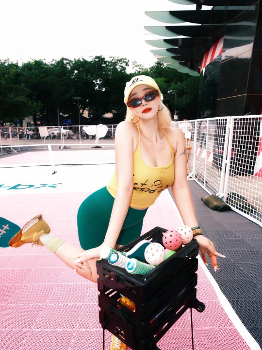 运动女孩～🔓一项球类新运动！💛💛💚
