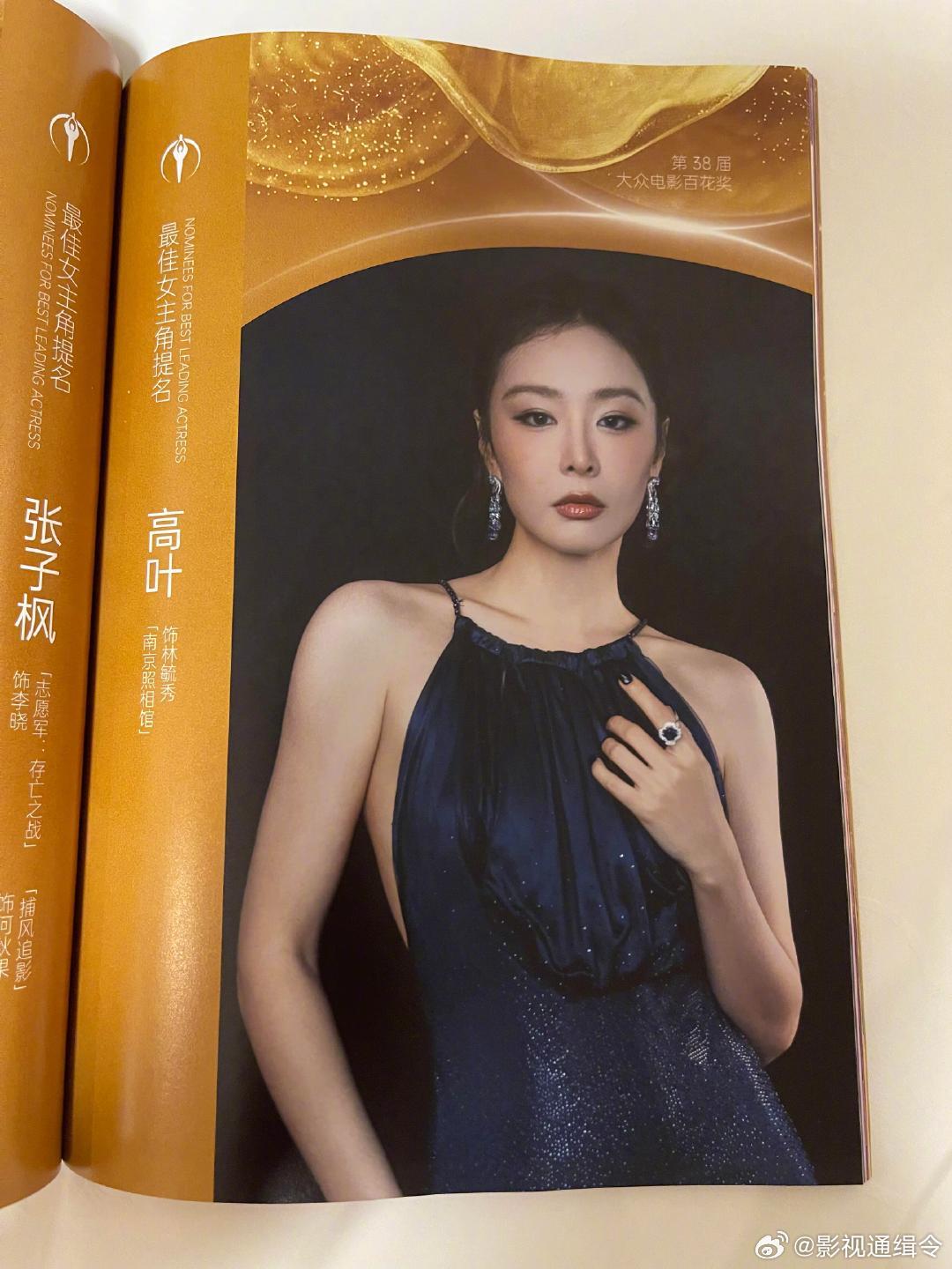 第38届百花奖提名者公式照🈶 