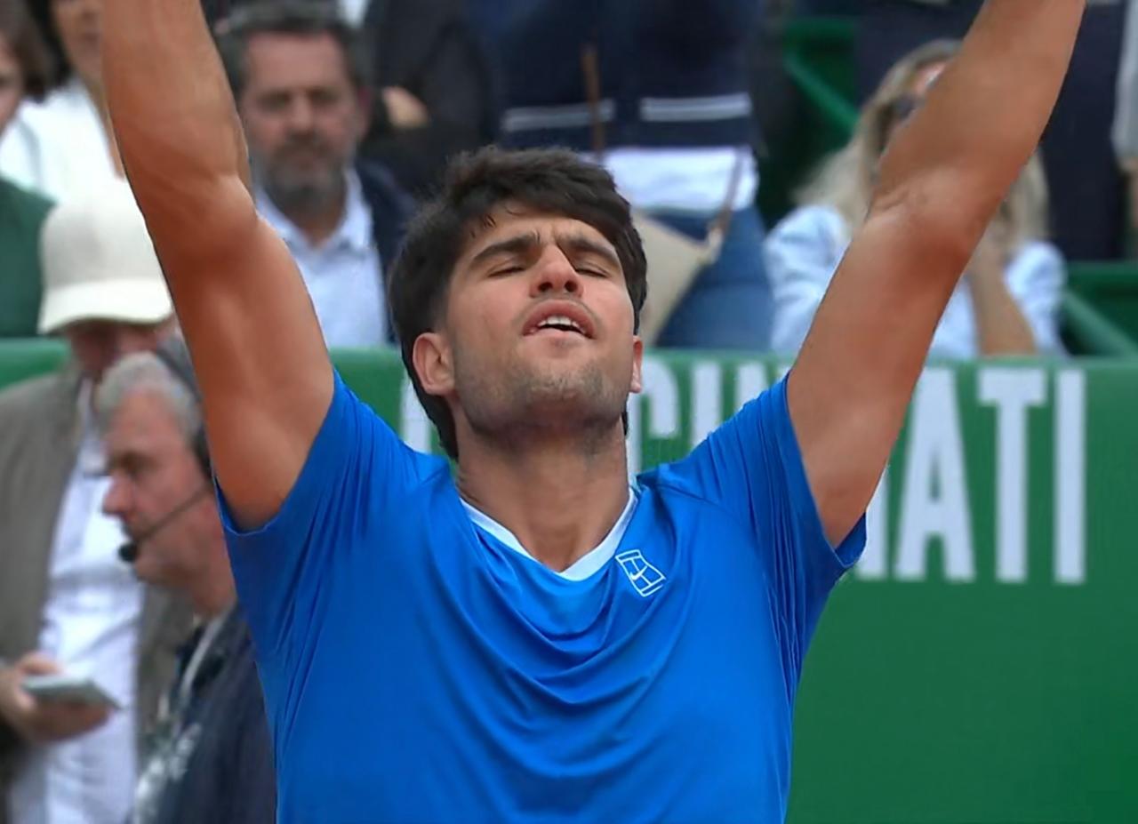 阿尔卡拉斯蒙特卡洛大师赛横扫巴埃斯，强势开启卫冕模式
       北京时间20