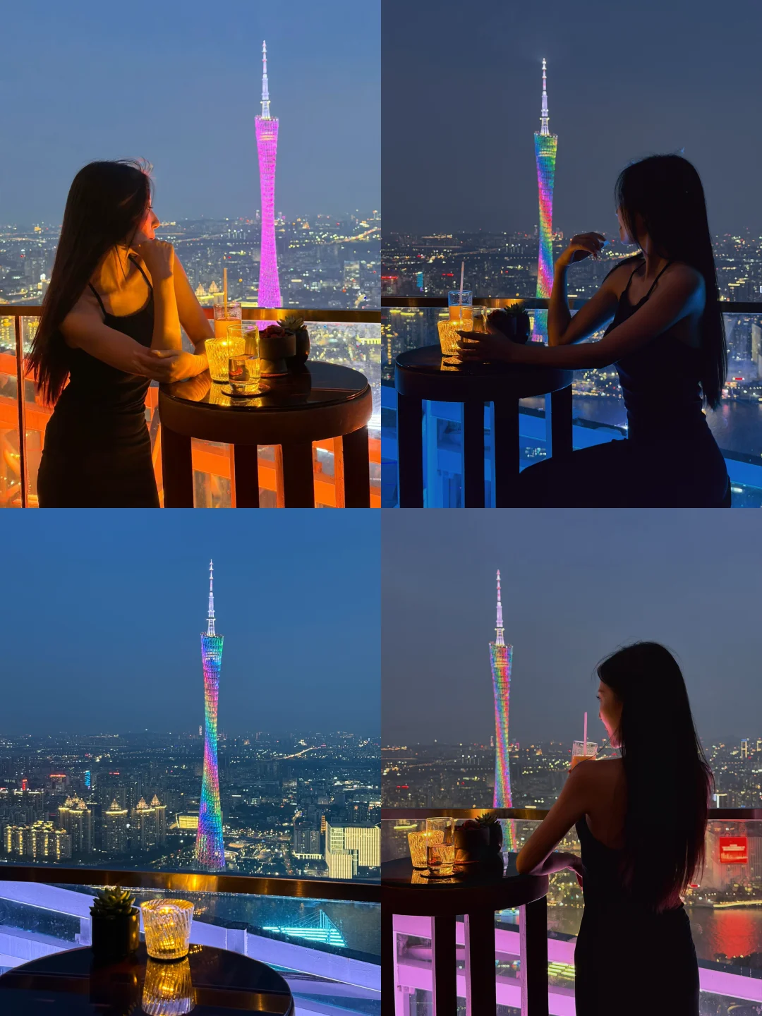 广州夜景天花板✨在云端和“小蛮腰”干杯