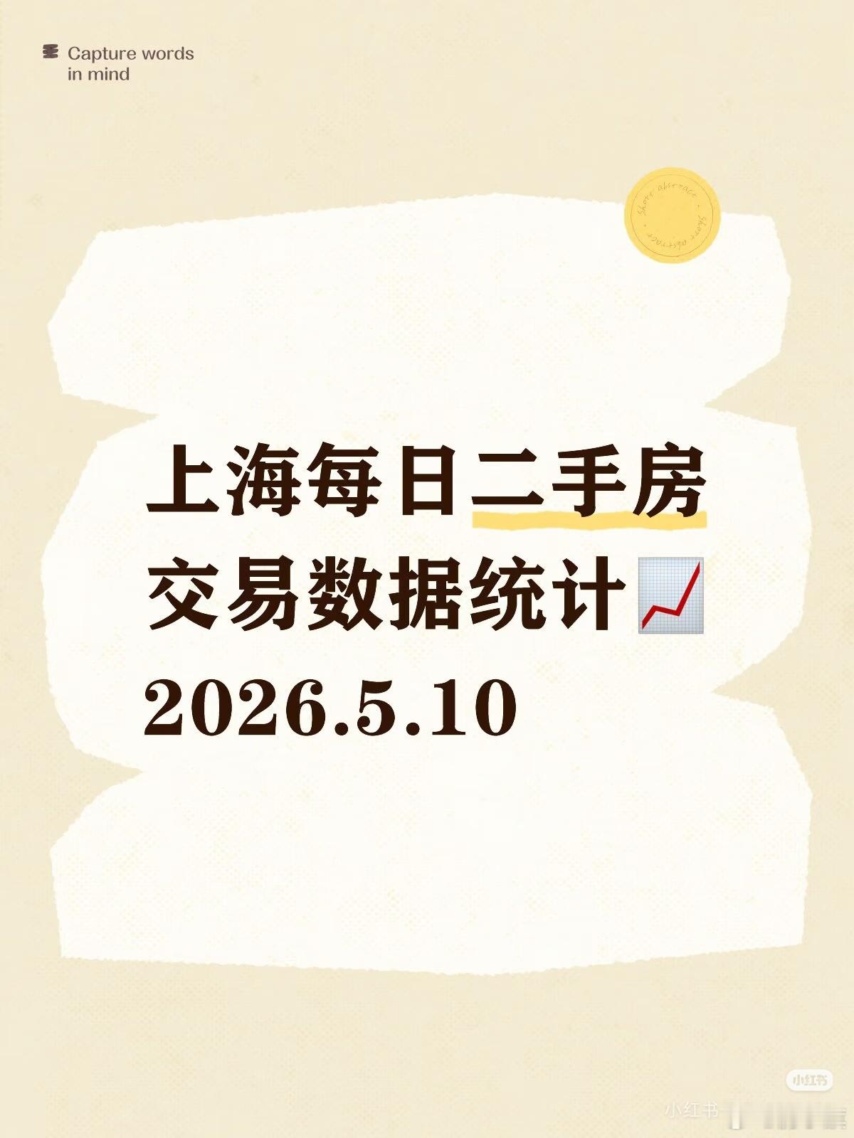 👀上海每日『5.10』二手房交易数据统计📈上海 · 二手房1️⃣昨日二手房成