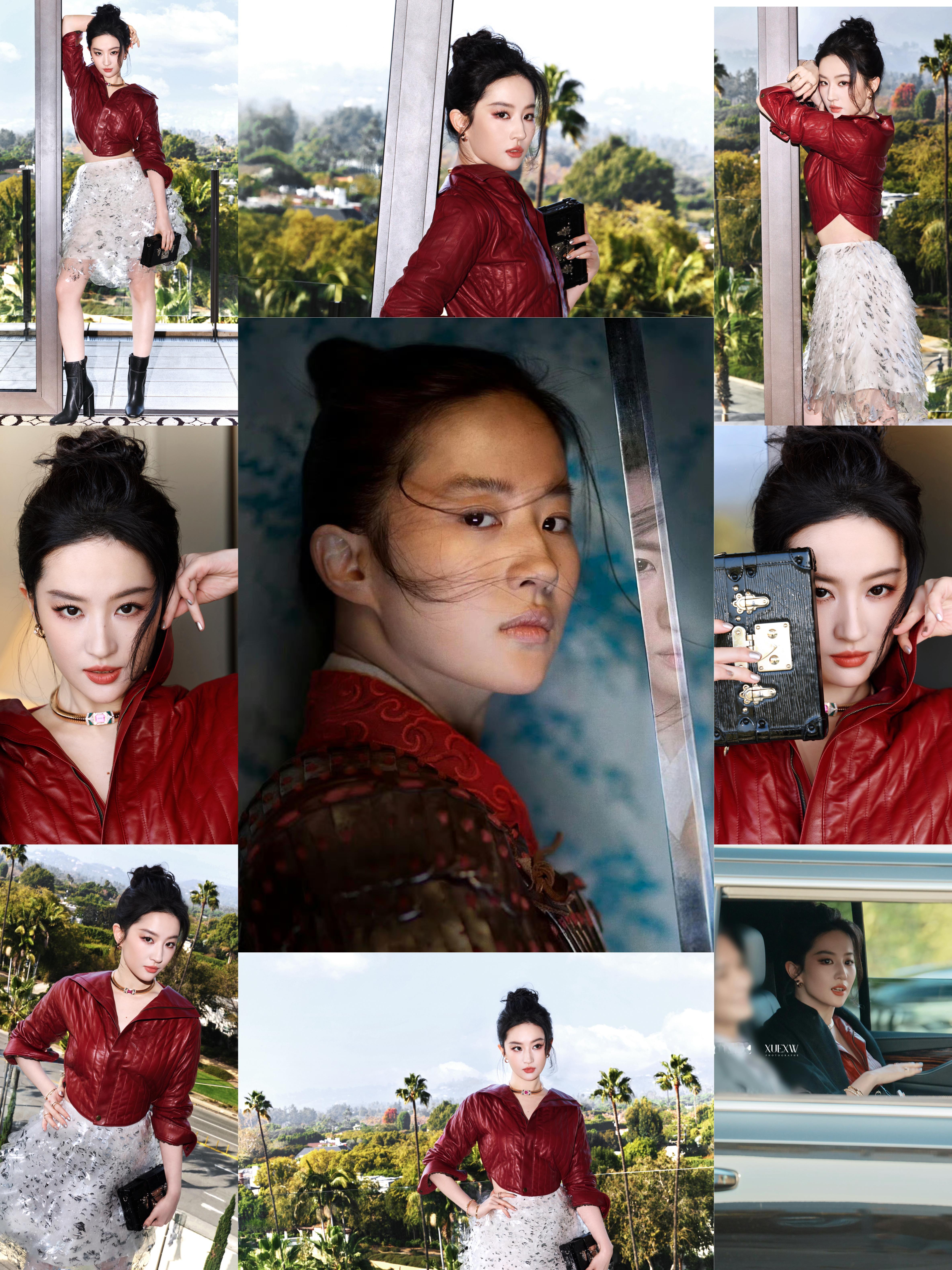 天仙：我致敬我自己～[酷]刘亦菲vogueworld造型 ​​​​丨刘亦菲vog