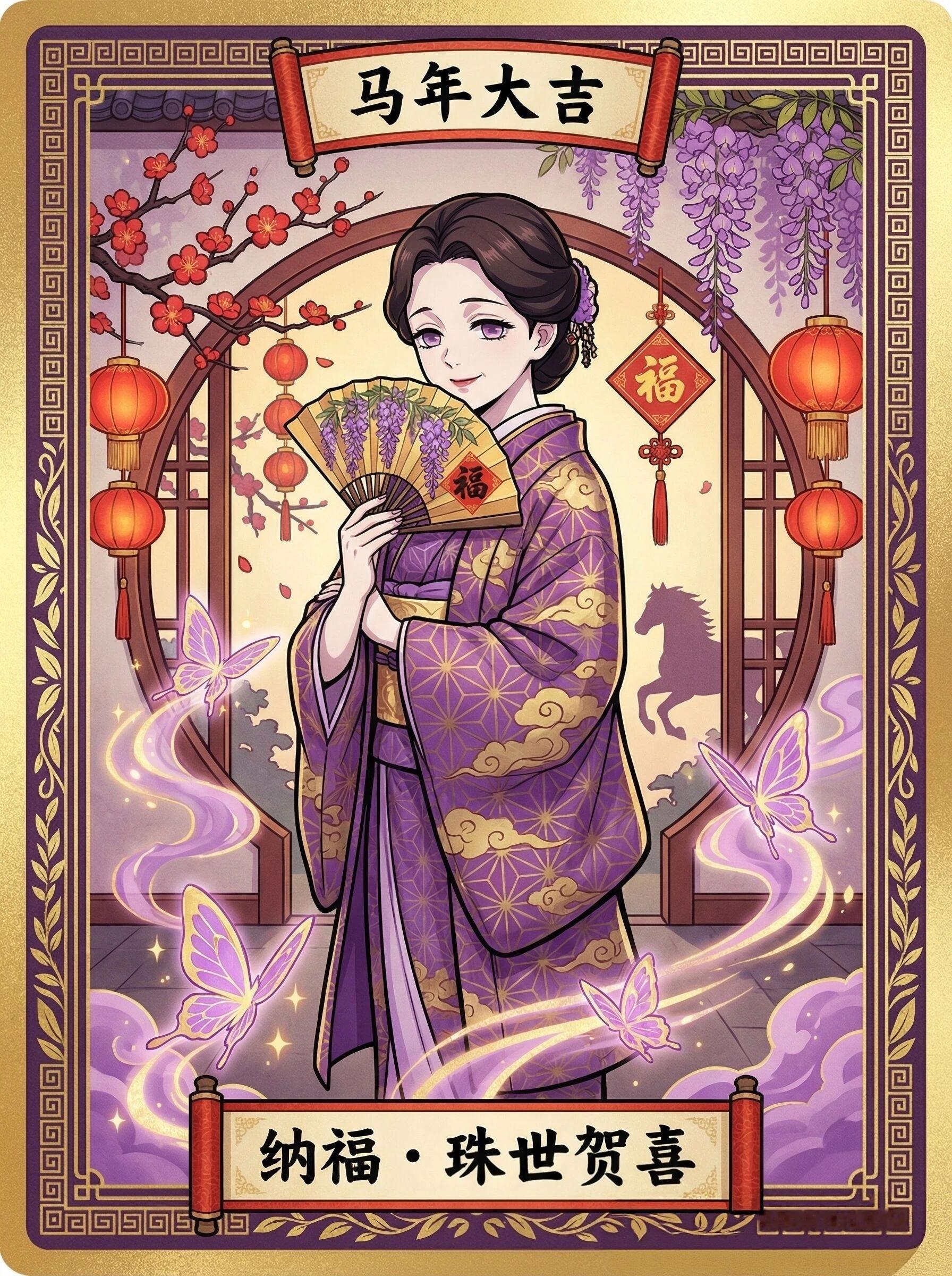 动漫新年迎喜番次元新星计划鬼灭之刃鬼灭之刃女团马年新春贺岁壁纸 