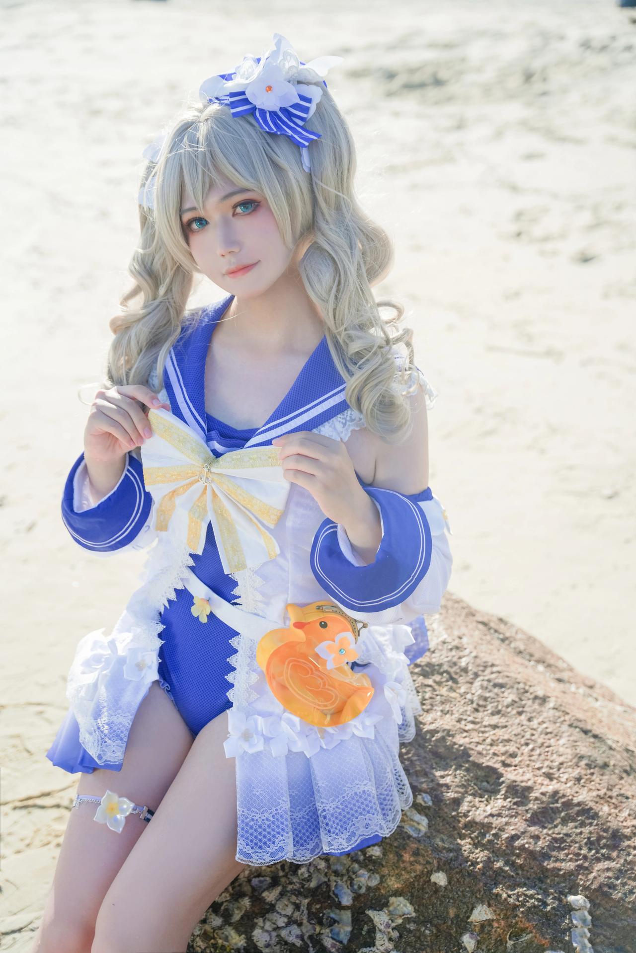 芭芭拉属于夏天的海!  