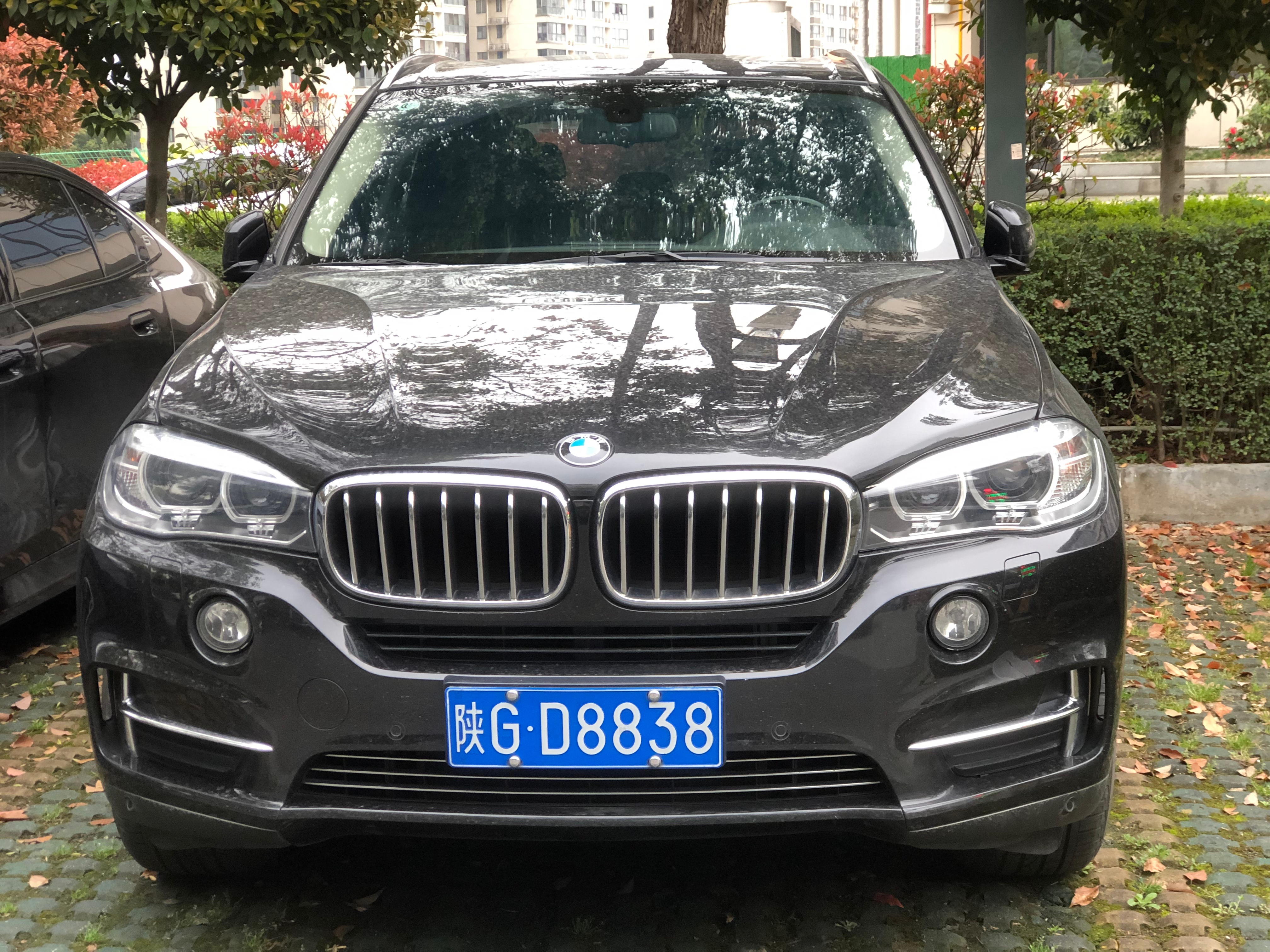 全球车牌 陕GD8838宝马X5 安康