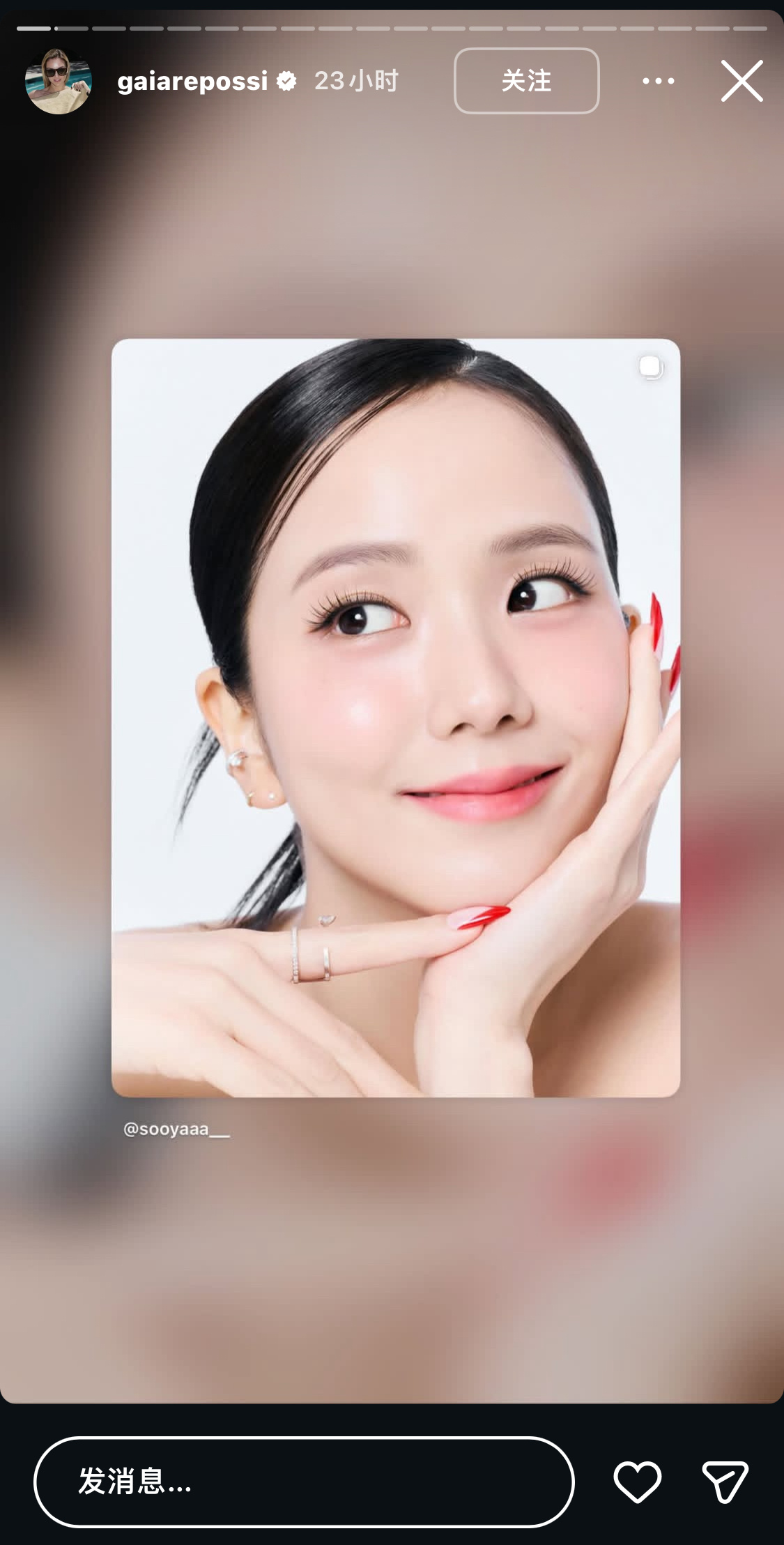 kimjisoo  意大利顶级珠宝品牌 Repossi的第四代传人、创意兼艺术总