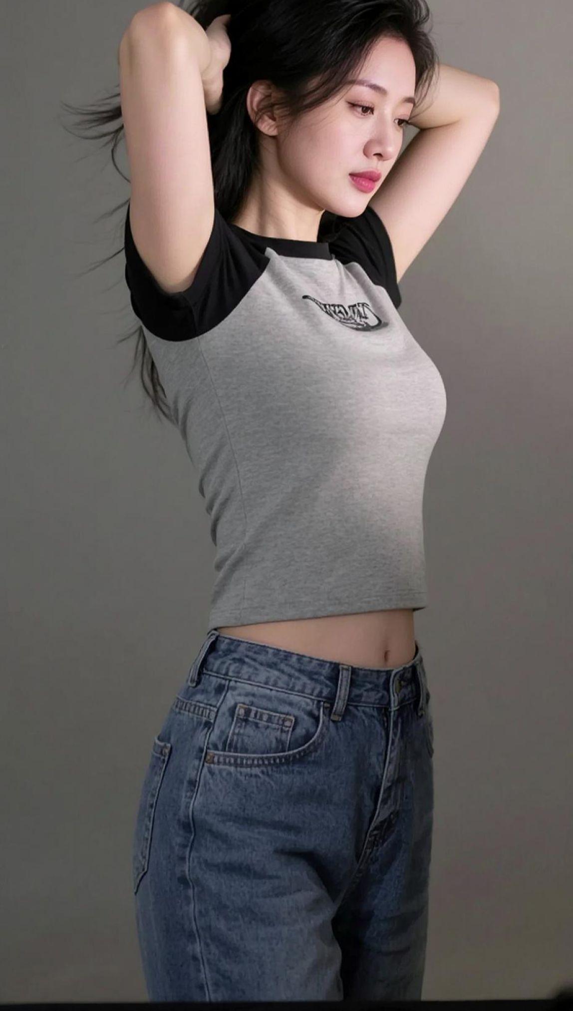 AI简约生活照 抖音ai创作 少女写真 甜系女孩  热门热歌