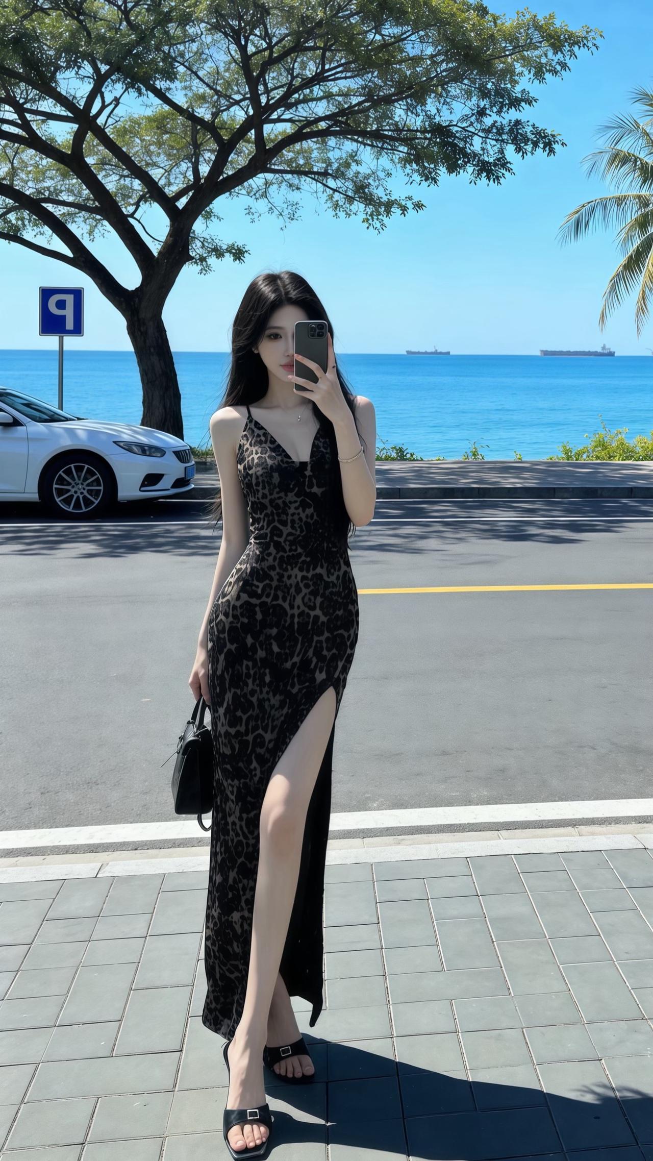 没有风格，只有感觉！拿捏姐感 纯欲拉满！
轻熟风法式裙子 豹纹连衣裙纯欲天花板