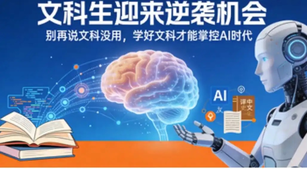 AI时代文科生更吃香了吗? 这是个好问题，AI虽然能写代码、做报表，却无法真正理
