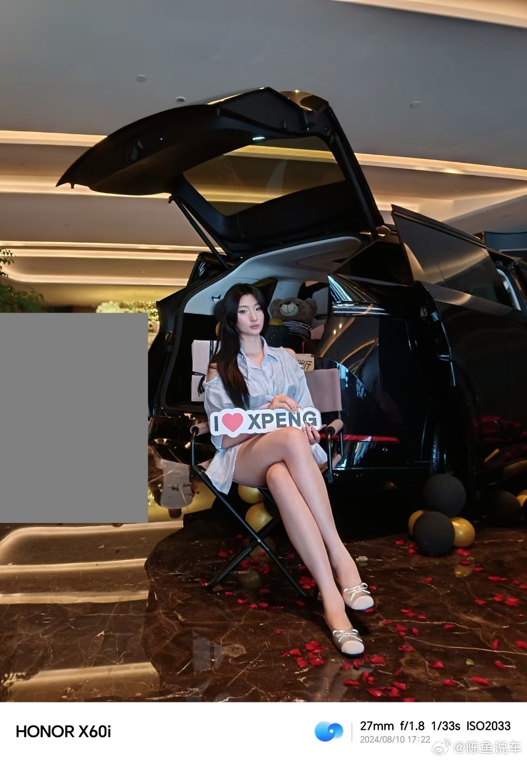车模好美，感觉人比车美呀[色][色]#汽车[超话]# ​​​