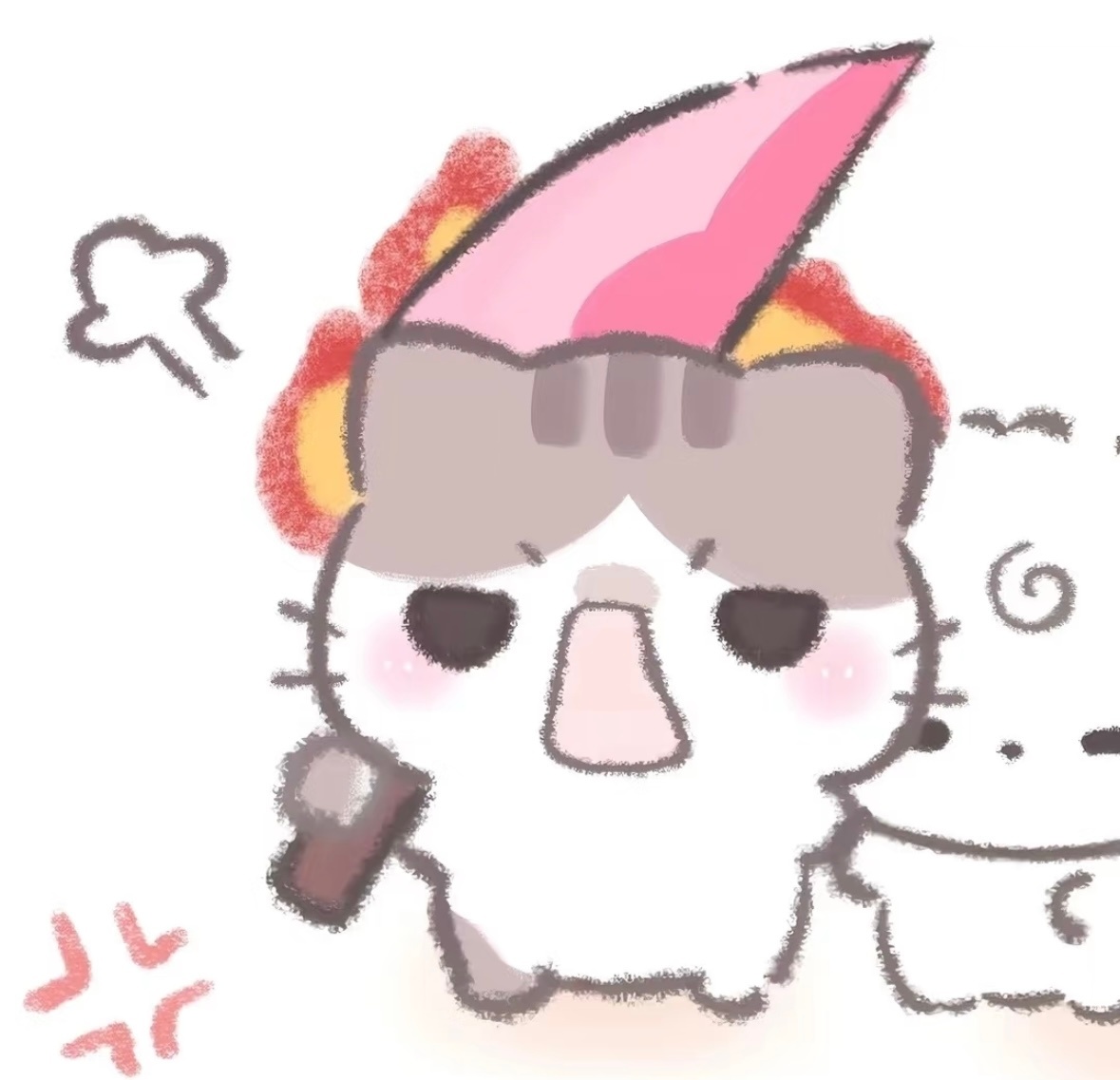 ₍ᐢ >⸝⸝⸝