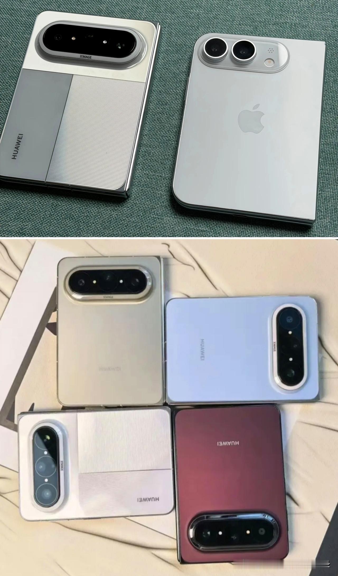 难怪苹果发布折叠手机iPhone Duo之后，反向带火华为大阔折Pura X M