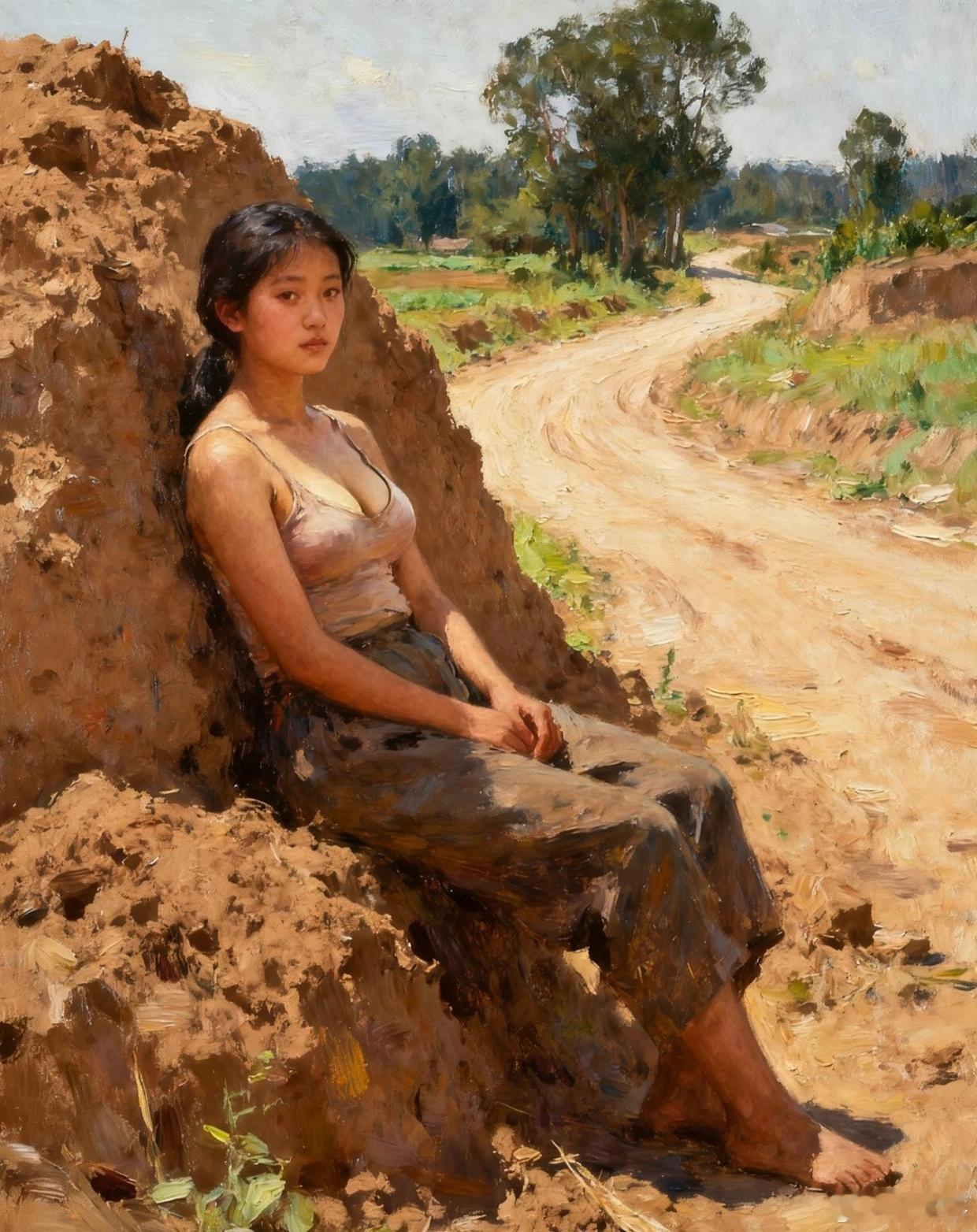 这副村里有个姑娘叫小芳的画像，拍卖价250万，确实勾起了许多人的回忆，你觉得值吗