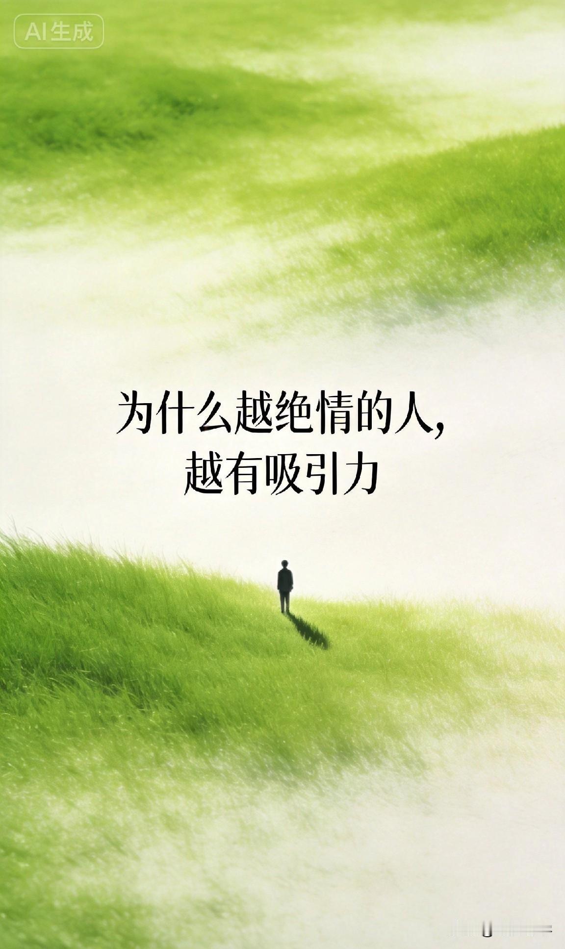 为什么越绝情的人，越有吸引力

你有没有发现，身边那些特别有吸引力的人，往往都有