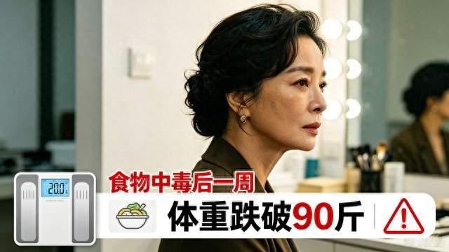 佘诗曼食物中毒腹泻一周，体重跌破90斤，网友心疼