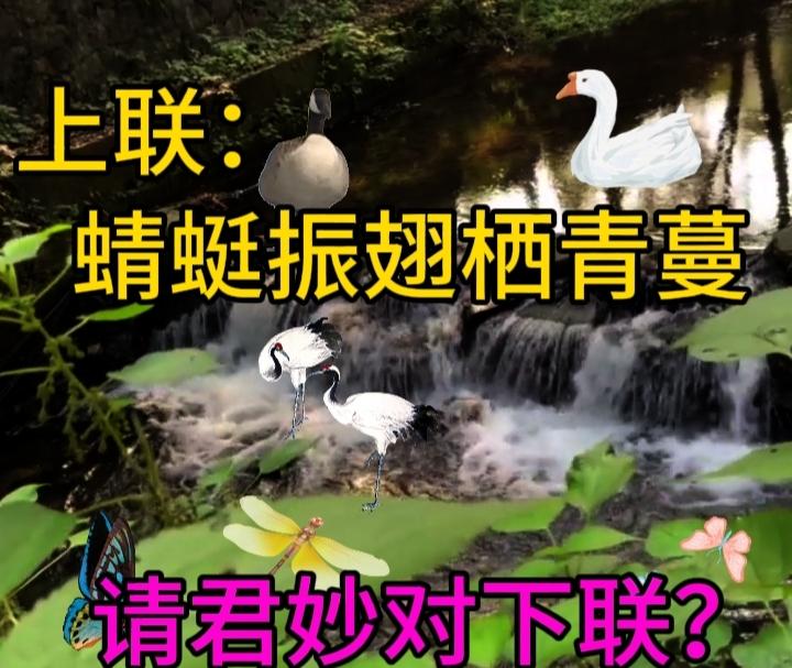 下联：门前自来水
横批：山水相依