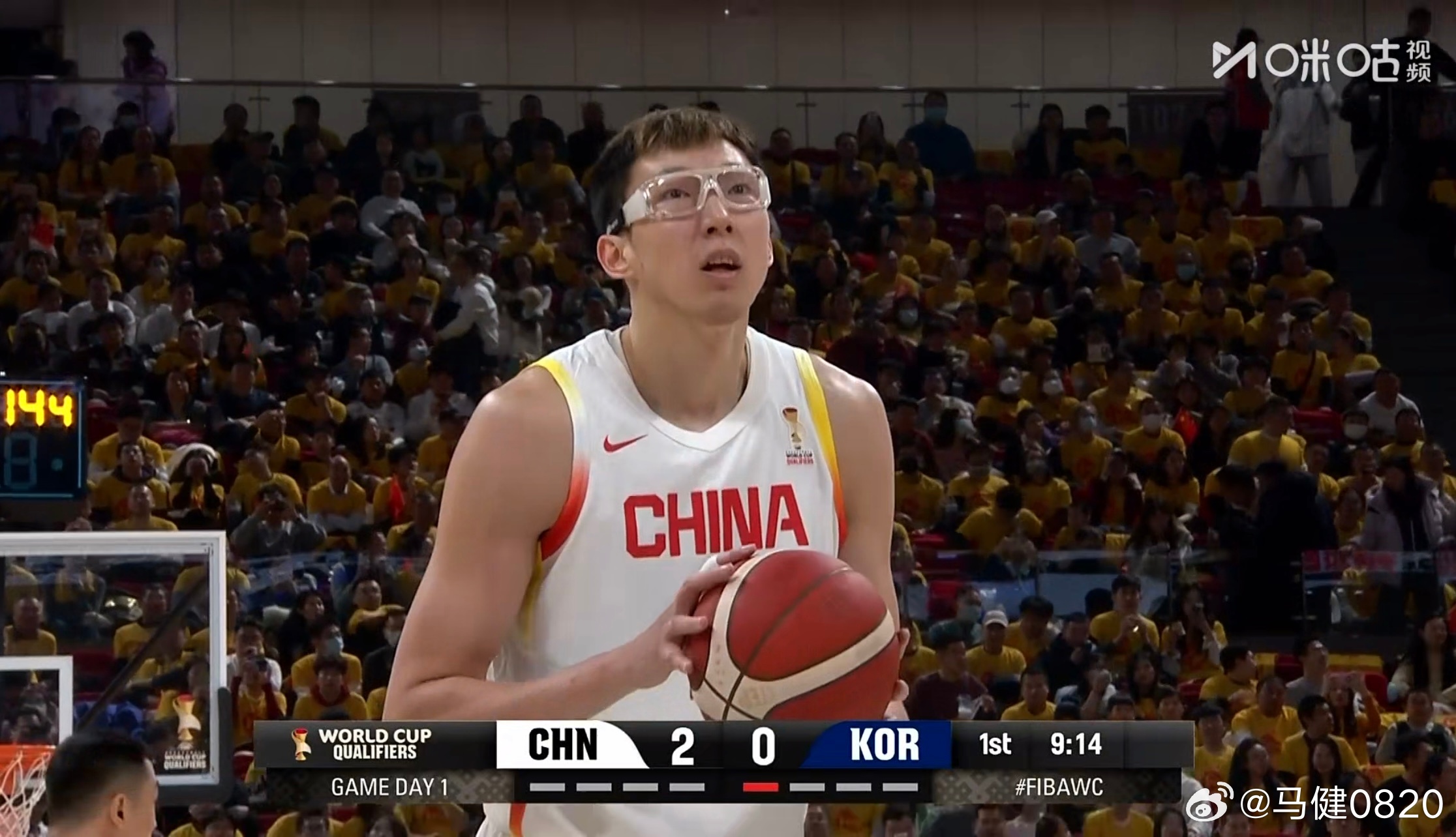 中国vs韩国世界杯预选赛中国开局不利，第二节目前26:36落后。韩国有备而来，内
