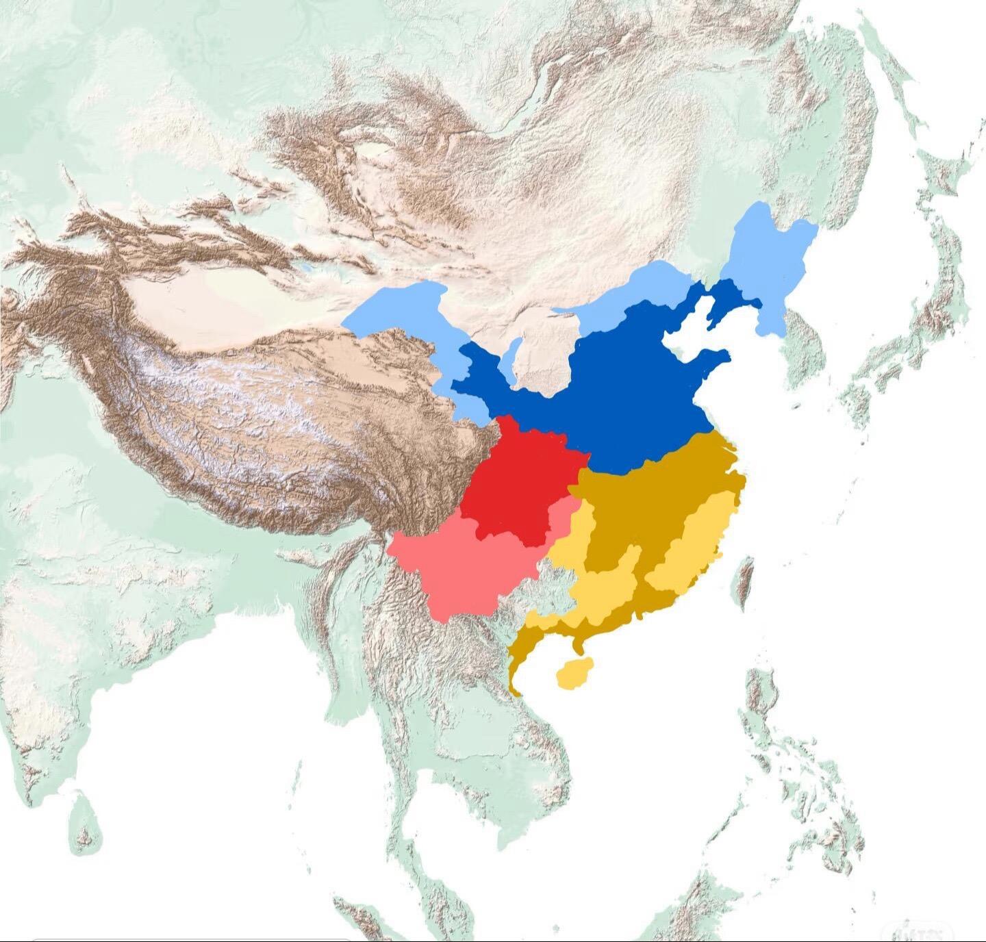 三国时期 各国 鼎盛实控疆域与势力疆域