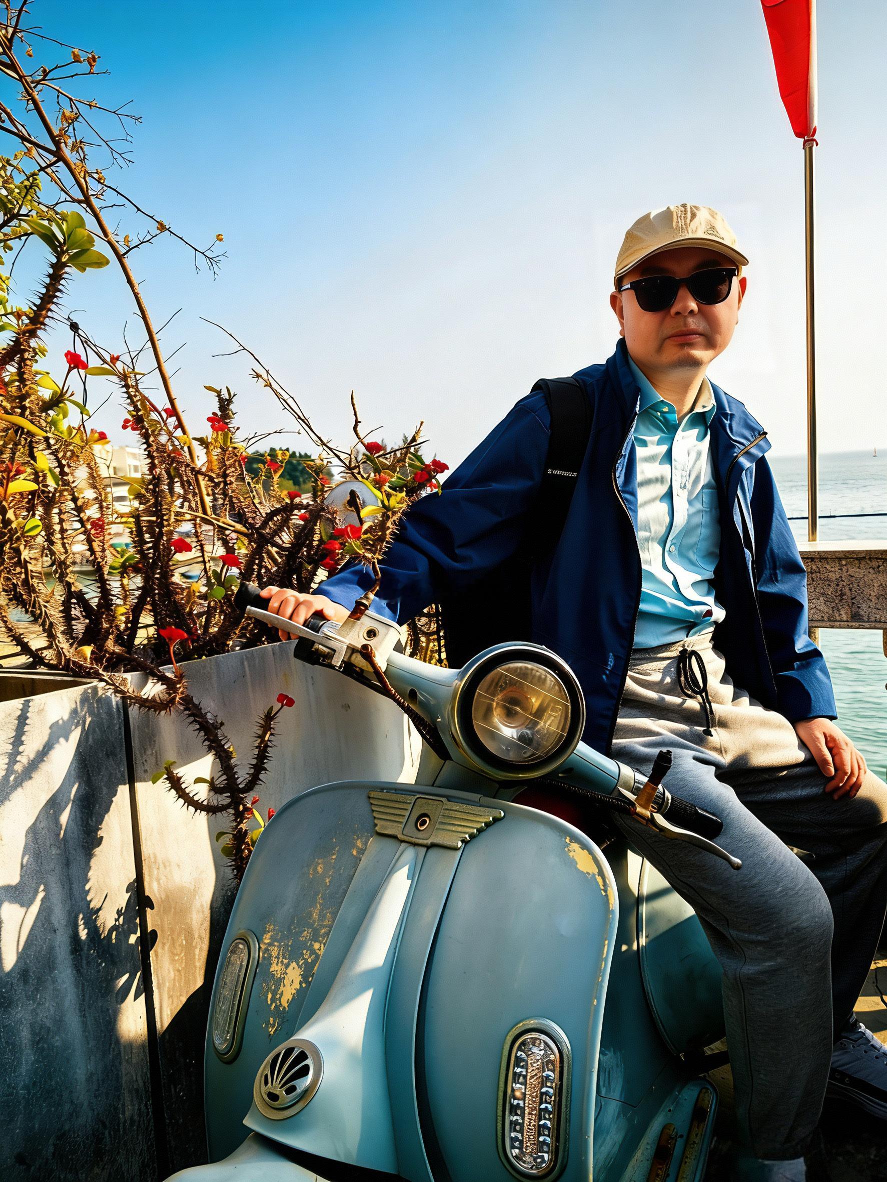 《屿见漳州》古城寻韵土楼雄，云水湾头沐春风。最是榕阴遮万里，东山一望海天空。——