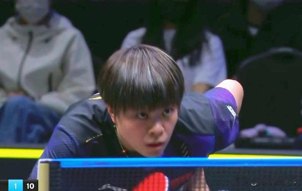 王艺迪 3-1 战胜大藤沙月！挺进八强！
双方打到第三局，王艺迪开局打得顺风顺水