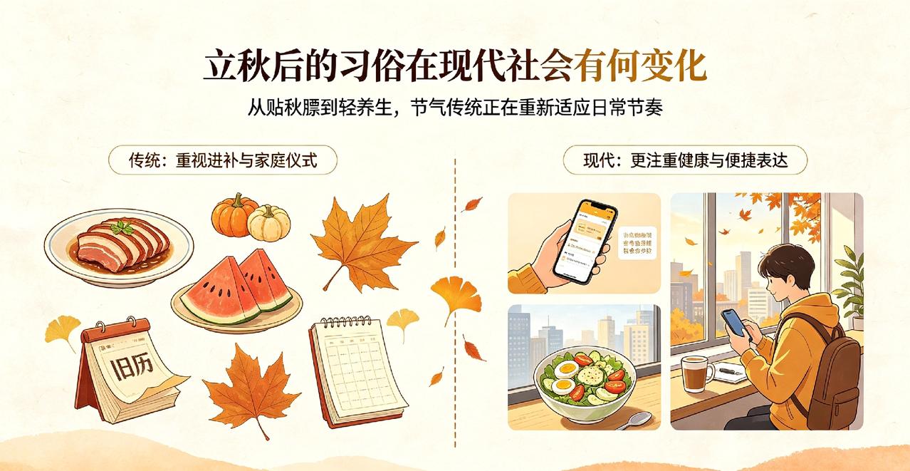 立秋后的习俗在现代社会有何变化