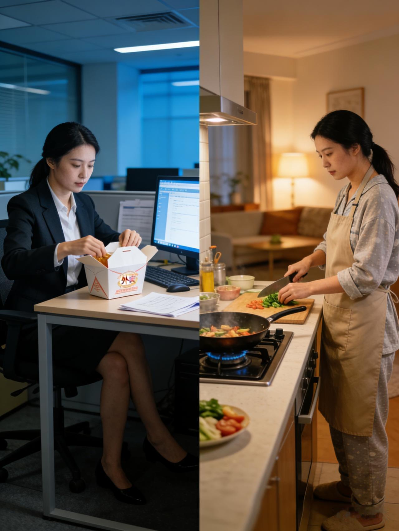 你经常吃外卖还是自己做饭上班忙碌吃外卖，闲暇自己动手做饭