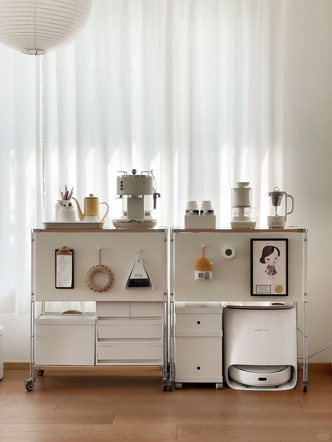 无敌清爽❗️移动置物架给房间++分